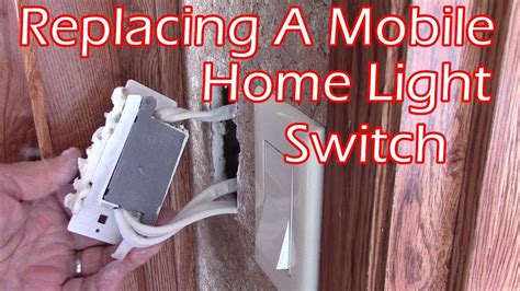 electrical box wont stay in mobile home wall|do mobile home outlets work.